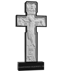 Памятник на могилу резной в виде распятия